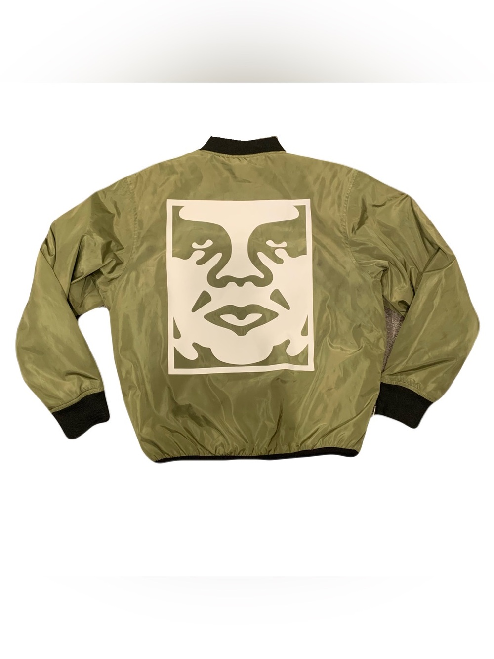 Obey Bomber Jacket w/ White Graphic